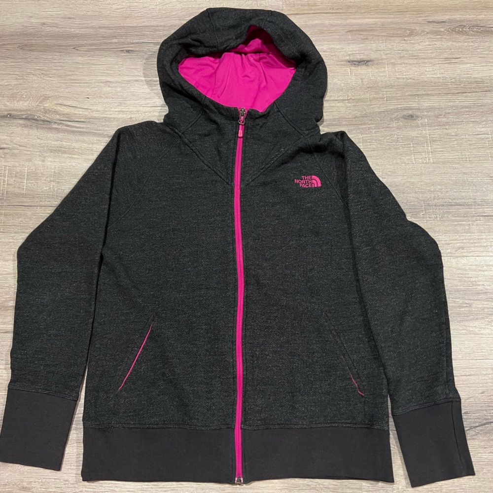The North Face Black and Pink Jacket
